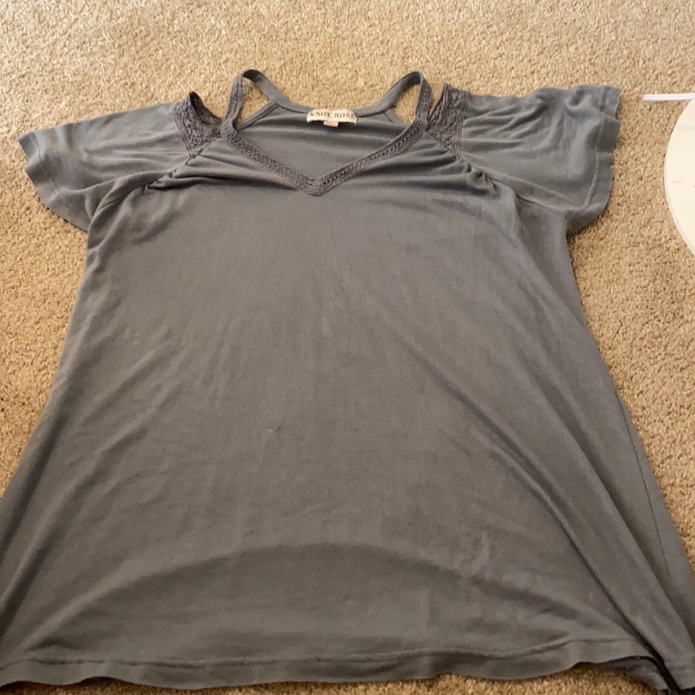 grey/blue Knox Rose shirt